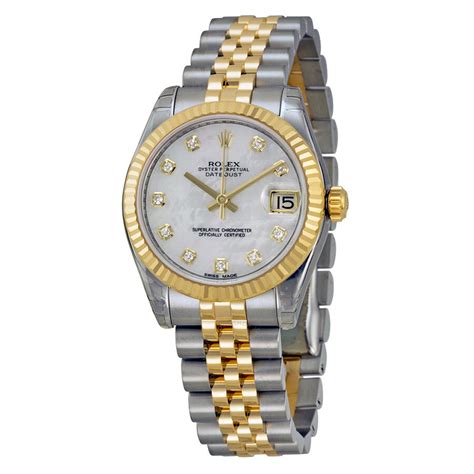 ladies rolex stainless steel mother of pearl|rolex mother of pearl 36mm.